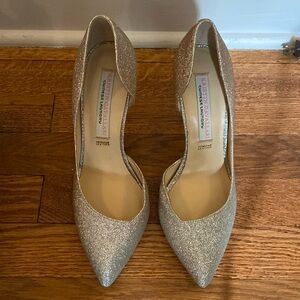 Never worn metallic heels by Chinese Laundry